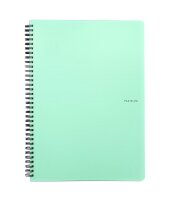 oxybag Collegeblock A4 PP liniert 60 Blatt PASTELINI green