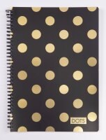 oxybag Collegeblock A4 liniert 70 Blatt SOFT Dots Gold
