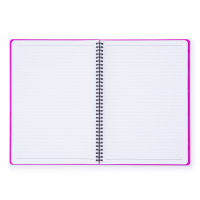 oxybag Collegeblock A5 PP liniert 60 Blatt NEO COLORI rosa
