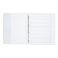 oxybag Notiz-Ringbuch A5 100 Blatt liniert White Leaves