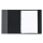 oxybag Notiz-Ringbuch A5 100 Blatt liniert METALLIC silver