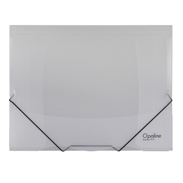 oxybag Dreiflügelmappe A4 mit Gummizug OPALINE transparent