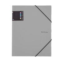 oxybag Dreiflügelmappe PP DIN A4 PASTELINI grey