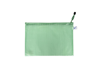 oxybag Reißverschluss-Tasche DIN A5 MESH grün