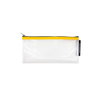 oxybag Reißverschluss-Tasche DL transparent gelb