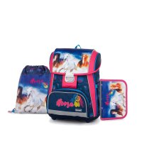 oxybag Schultaschenset 3-teilig PREMIUM Horse Feathers