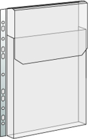 KARTON P+P Kataloghülle mit Klappe A4 PVC 165my, 10...