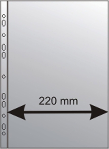 KARTON P+P Klarsichthülle A4+ PP 100µm, 50 Stück