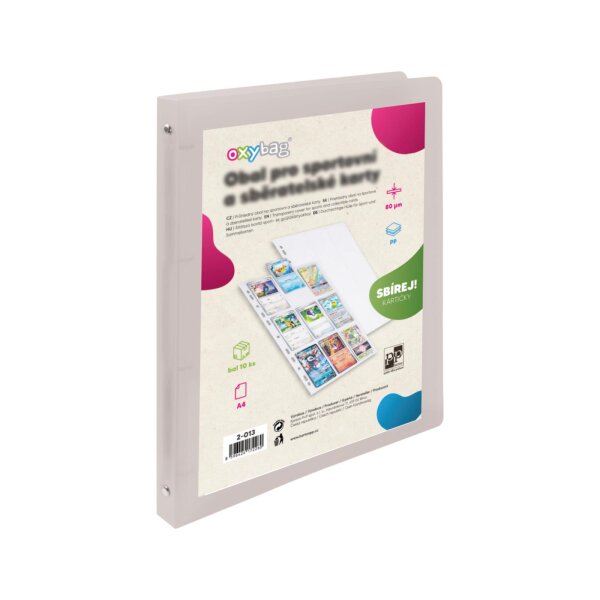 oxybag Album für Sammelkarten DIN A4 OPALINE transparent