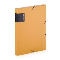 oxybag Heftbox mit Gummizug PP DIN A4 VERDE mustard
