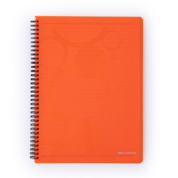 oxybag Collegeblock A4 PP liniert 60 Blatt NEO COLORI orange