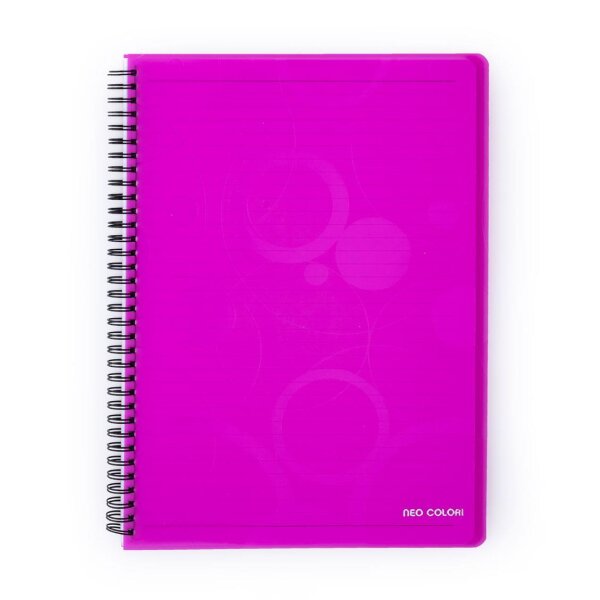oxybag Collegeblock A4 PP liniert 60 Blatt NEO COLORI pink