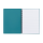 oxybag Collegeblock A4 PP liniert 60 Blatt VERDE sea