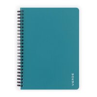 oxybag Collegeblock A5 PP liniert 60 Blatt VERDE sea
