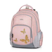 oxybag Schulrucksackset 3-teilig OXY GO Butterfly Gold