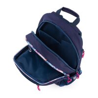 oxybag Schulrucksack OXY SPORT Flowers blue + Etui