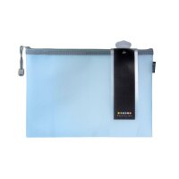 oxybag Reißverschluss-Tasche DIN A4 PASTELINI blue