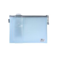 oxybag Reißverschluss-Tasche DIN A4 PASTELINI blue