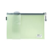 oxybag Reißverschluss-Tasche DIN A4 PASTELINI green