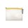oxybag Reißverschluss-Tasche DIN A5 MESH transparent – gelb