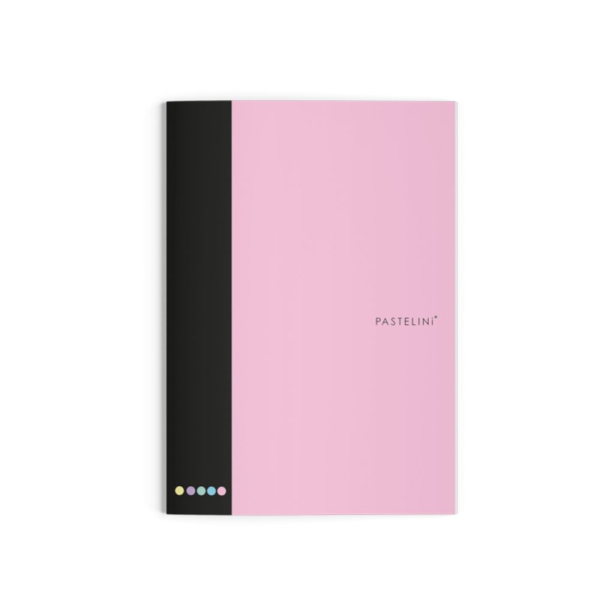oxybag Schulheft DIN A4 liniert 8mm 40 Blatt PASTELINI pink
