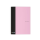 oxybag Schulheft DIN A4 liniert 8mm 40 Blatt PASTELINI pink