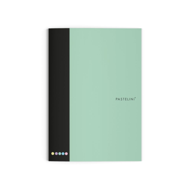 oxybag Schulheft DIN A4 liniert 8 mm 40 Blatt PASTELINI green