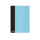 oxybag Schulheft DIN A4 liniert 8 mm 40 Blatt PASTELINI blue