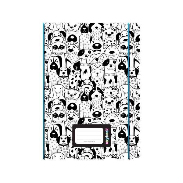 oxybag Oxybook PP DIN A4 40 Blatt liniert ART Dogs