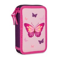 oxybag Federpenal Double Butterfly pink
