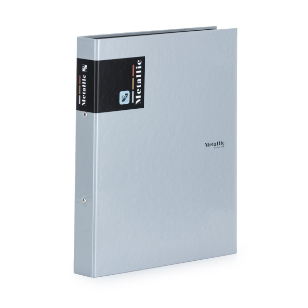oxybag Ringbuch 2-Ring DIN A4 METALLIC silber