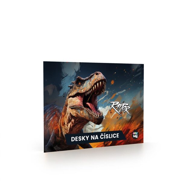 oxybag Zahlenlernmappe Dino Raptor