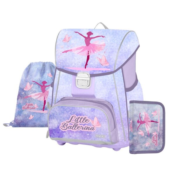 oxybag Schultaschenset 3-teilig PREMIUM ONE Little Ballerina