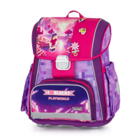 oxybag Schulranzen PREMIUM COOL Playworld Girl Blocks