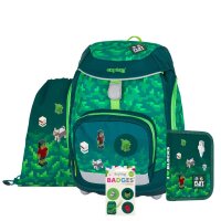 oxybag Schulrucksackset 4-teilig OXY SHERPY Playworld Blocks