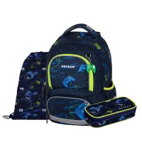 oxybag Schulrucksackset 3-teilig OXY NEXT Gamer