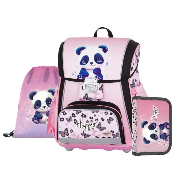 oxybag Schultaschenset 3-teilig PREMIUM COOL Happy Panda