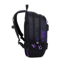 oxybag Schulrucksack OXY SPORT Grunge purple + Etui