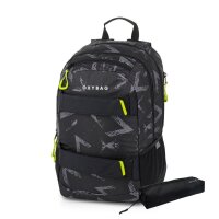 oxybag Schulrucksack OXY SPORT Abstract grey + Etui