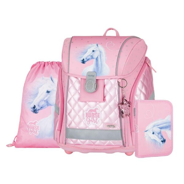 oxybag Schultaschenset 3-teilig PREMIUM LIGHT Horse Girl