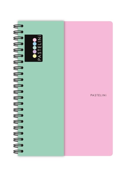 oxybag Collegeblock A4 PP liniert 60 Blatt PASTELINI DUO pink
