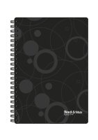 oxybag Collegeblock A4 PP liniert 60 Blatt BLACK AND...