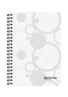 oxybag Collegeblock A4 PP liniert 60 Blatt BLACK AND...