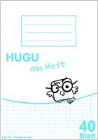 HUGU Schulheft A5 karriert 5mm 40 Blatt